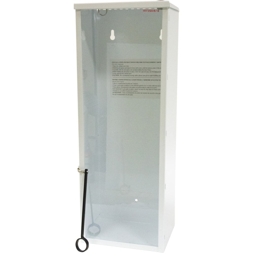 Armoire d'usage l&eacute;ger pour extincteur, 8" la x 22" h x 6" p O-Max