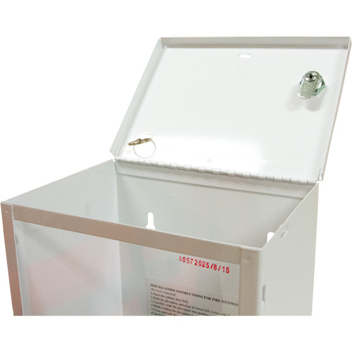 Armoire d'usage l&eacute;ger pour extincteur, 8" la x 22" h x 6" p O-Max
