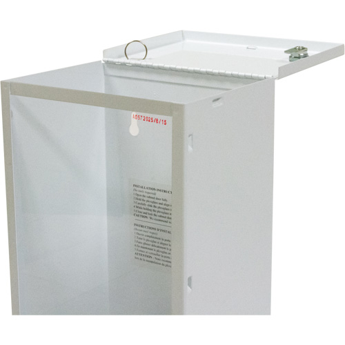 Armoire d'usage l&eacute;ger pour extincteur, 10" la x 24" h x 6" p O-Max