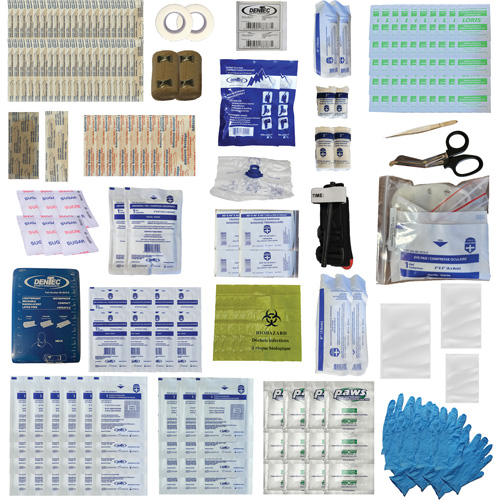 Shield First Aid Kit, Meets/Exceeds CSA Z1220-24 Type 3 High-Risk Environment, Medium (26-50 Workers) O-Max