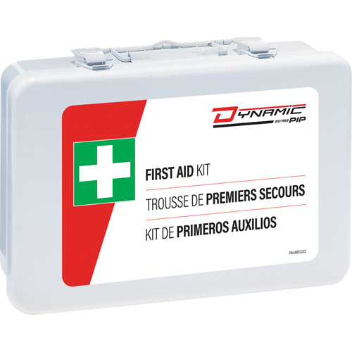 Trousse de premiers soins Dynamic, R&eacute;pond ou surpasse la norme CSA Z1220-24 type 2 environnements &agrave; faible risque, Petit (2-25 travailleurs) O-Max