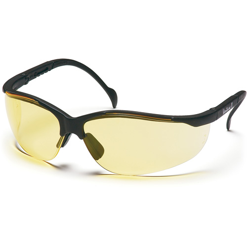 Venture II&reg; Half-Frame Safety Glasses, Amber Lens, ANSI Z87+/MCEPS GL-PD 10-12/Meets/Exceeds CSA Z94.3 O-Max