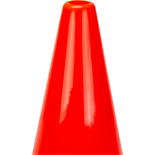 C&ocirc;ne de signalisation de premi&egrave;re qualit&eacute;, 12", Orange O-Max