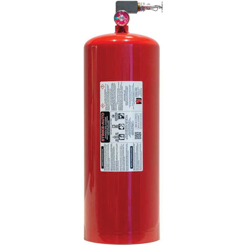 Extincteur automatique polyvalent actionn&eacute; par la chaleur avec support horizontal, ABC, Capacit&eacute; 75,7 L O-Max