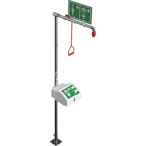 Douche combin&eacute;e avec cuvette ferm&eacute;e en ABS et entr&eacute;e inf&eacute;rieure, Socle O-Max