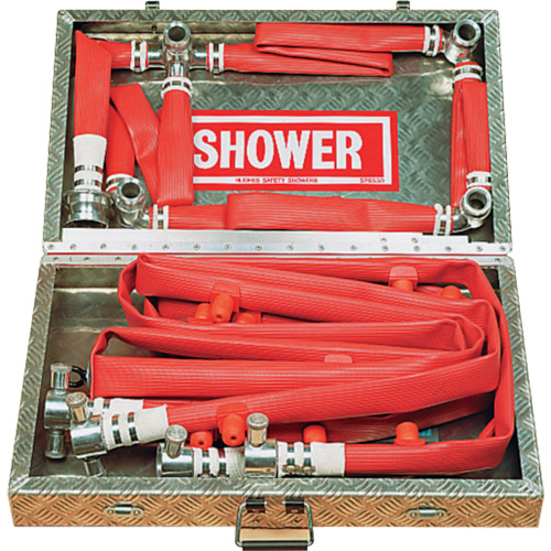 Douche de d&eacute;contamination portable &agrave; 16 buses, Conformit&eacute; Aucune O-Max
