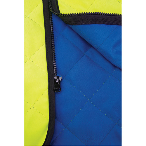 Veste refroidissante &agrave; &eacute;vaporation, Moyen, Jaune lime haute visibilit&eacute; O-Max