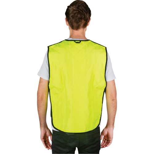Veste refroidissante &agrave; &eacute;vaporation, Moyen, Jaune lime haute visibilit&eacute; O-Max