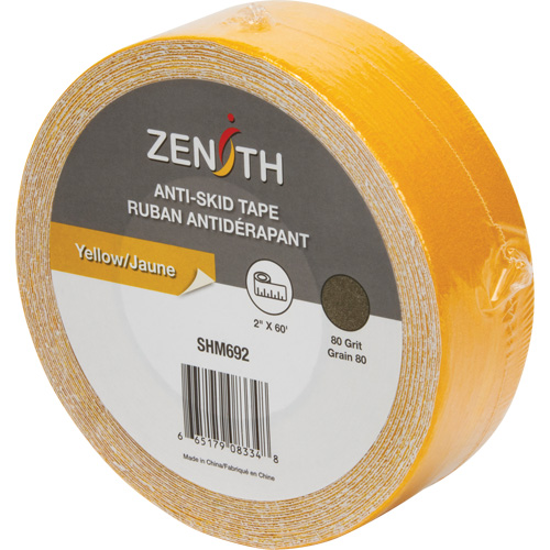 Anti-Skid Tape, 2" x 60', Yellow O-Max