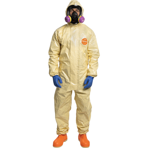 Tychem&reg; 6000 SFR Coverall, Size Small, Khaki O-Max