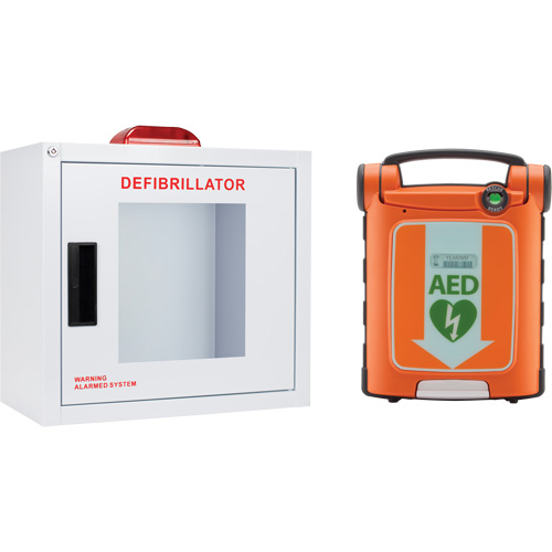 Trousse DEA Powerheart G5 avec armoire, Semi-automatique, Bilingue, Classe 3 O-Max