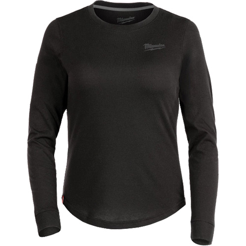 FREEFLEX Long-Sleeve Hybrid T-Shirt, Women's, X-Small, Black O-Max