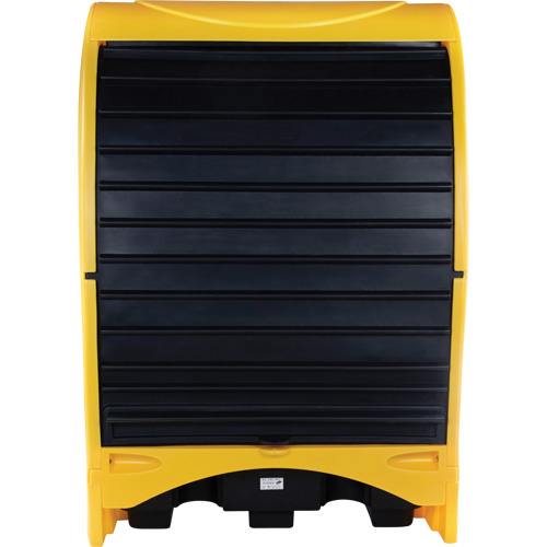 2-Drum Hard Cover Spill Pallet, 43.11" L x 61.61" W x 83.07" H, 1433 lbs. Load Capacity O-Max