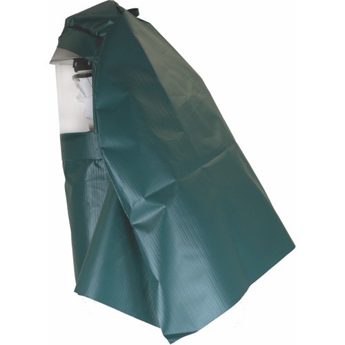 Cagoule anti-&eacute;claboussures chimiques et casquette rigide avec visi&egrave;re r&eacute;sistante aux produits chimiques O-Max