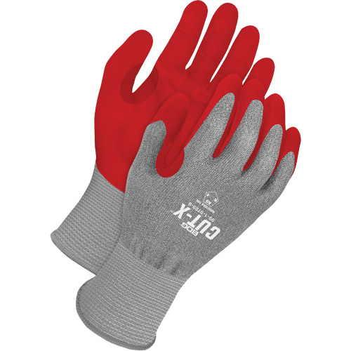 Gants r&eacute;sistants &agrave; la coupe pour &eacute;crans tactiles Cut-X, Taille 6, Calibre 18, Rev&ecirc;tement Mousse de nitrile, Enveloppe en PEHP, ASTM ANSI niveau A9 O-Max