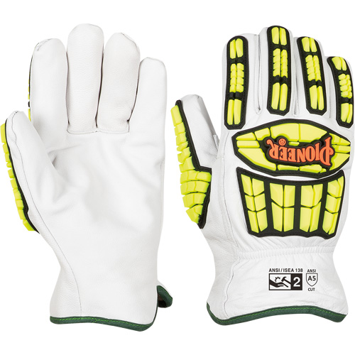 Gants r&eacute;sistant aux coupures et chocs, Petit, Paume en Ch&egrave;vre, Poignet Manchette O-Max