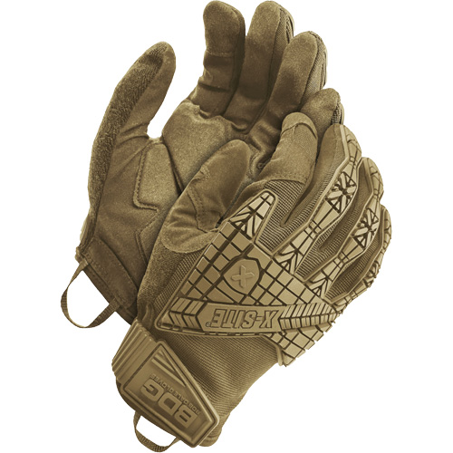 X-Site&reg; Impact Performance Gloves, Suede Palm, Size X-Small O-Max