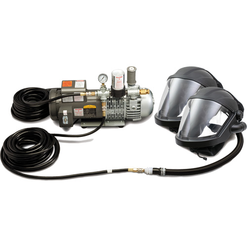 Syst&egrave;me de protection &agrave; alimentation en air MAXSHIELD pour 2 travailleur O-Max