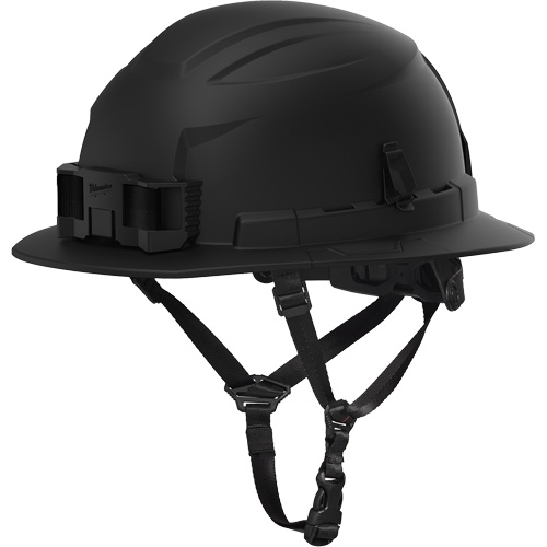 BOLT Full Brim Safety Helmet, Meets CSA Type 2, Ratchet Suspension, Non-Vented O-Max