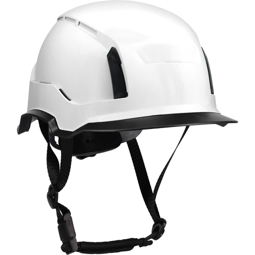 Bordure &eacute;troite compl&egrave;te &agrave; agrafe pour casque d'alpiniste RZRBack, blanc O-Max
