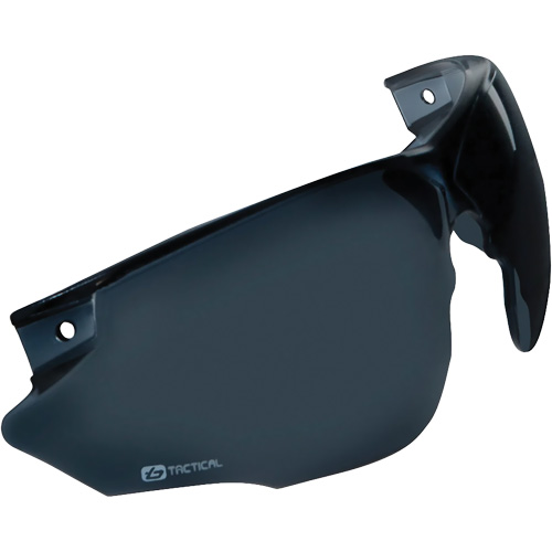 Lentille de rechange pour lunettes de s&eacute;curit&eacute; Combat, Antibu&eacute;e/Anti-&eacute;gratignures, Fum&eacute;e, Combat O-Max