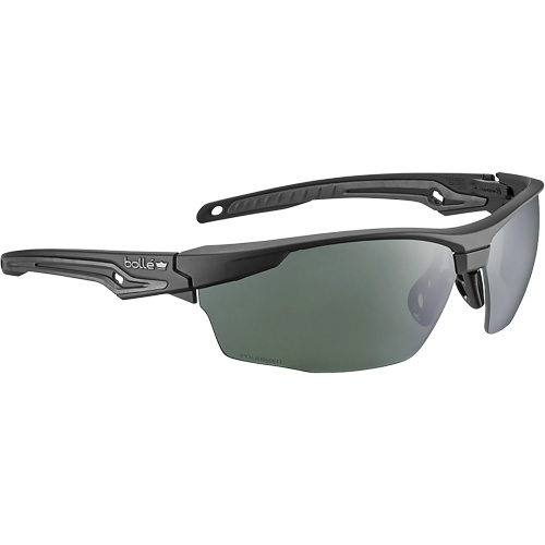 Lunettes de s&eacute;curit&eacute; Balistique BSSI TRYON, Lentille Gris, Antibu&eacute;e/Anti-&eacute;gratignures/Polaris&eacute;, ANSI Z87+ O-Max