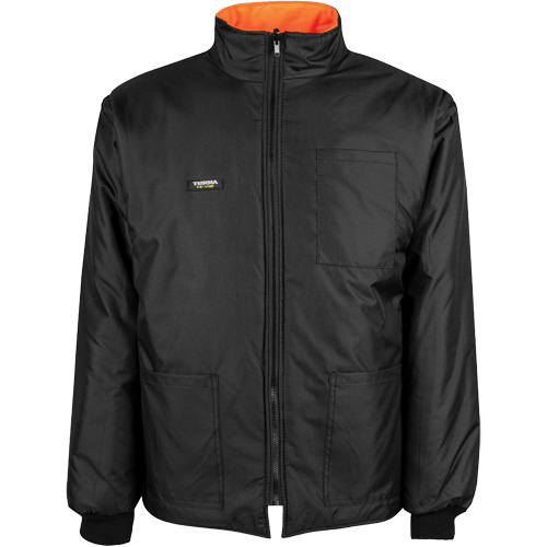 High-Visibility 7-in-1 Jacket, Polyester, High Visibility Orange, X-Large O-Max