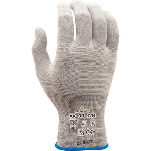 Gants AX200 ESD, Nylon, Calibre 18, 9/T-Grand O-Max