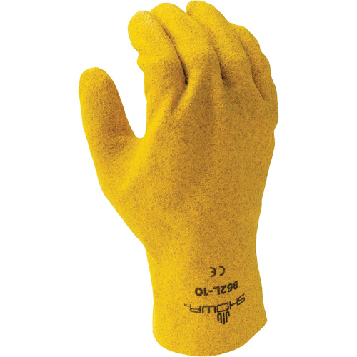 Gants polyvalents 962, 11/T-Grand, R&ecirc;vetement PVC, Enveloppe en Jersey/Coton O-Max