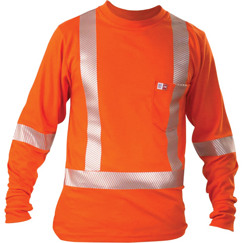 T-shirt &agrave; manches longues, Petit, Orange O-Max