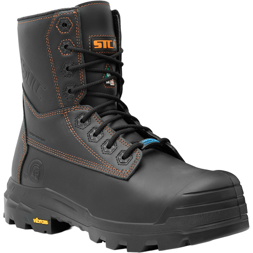 Bottes de travail Metpro Flex avec protecteur m&eacute;tatarsien, Cuir, Taille 10-1/2, Imperm&eacute;able O-Max