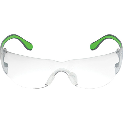 Lunettes de s&eacute;curit&eacute; gris/vert Adapt Lite, Lentille Transparent, Antibu&eacute;e/Anti-&eacute;gratignures, ANSI Z87+/R&eacute;pond ou surpasse la norme CSA Z94.3 O-Max