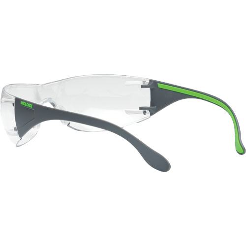 Lunettes de s&eacute;curit&eacute; gris/vert Adapt Lite, Lentille Transparent, Antibu&eacute;e/Anti-&eacute;gratignures, ANSI Z87+/R&eacute;pond ou surpasse la norme CSA Z94.3 O-Max