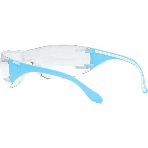 Lunettes de s&eacute;curit&eacute; bleu/blanc Adapt Lite, Lentille Transparent, Antibu&eacute;e/Anti-&eacute;gratignures, ANSI Z87+/R&eacute;pond ou surpasse la norme CSA Z94.3 O-Max