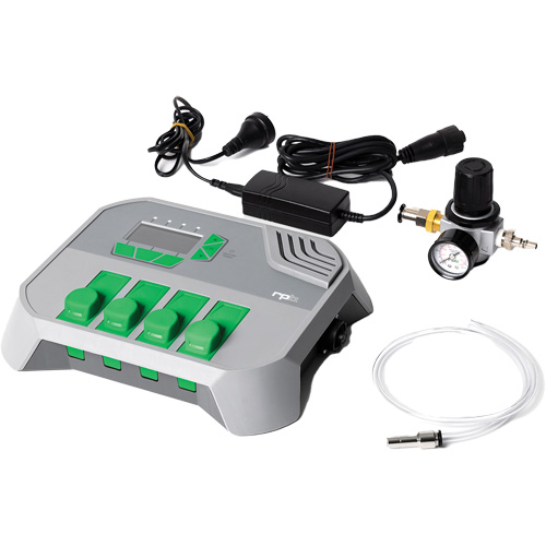 Moniteur de gaz GX4 avec cartouche CO de 5 ppm et ensemble d'adaptateur d'alimentation O-Max