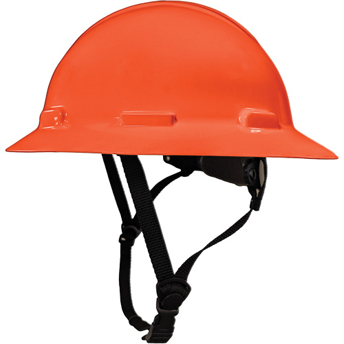 Casque de s&eacute;curit&eacute; &agrave; bordure compl&egrave;te LIDGUARD avec mentonni&egrave;re, R&eacute;pond aux normes CSA type 1, Suspension Rochet, Ventil&eacute; O-Max