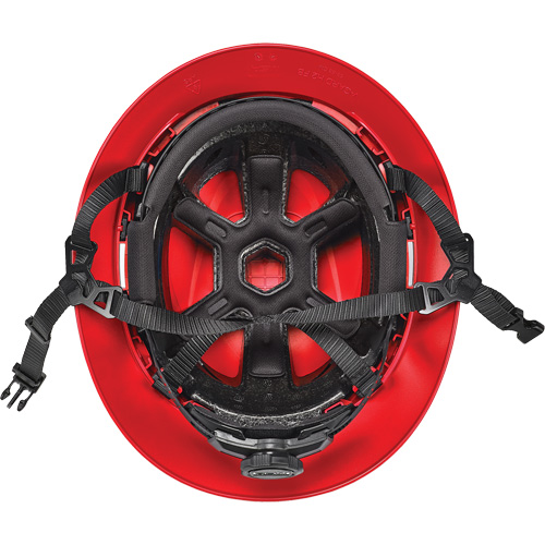 V-Gard H2&reg; Full Brim Safety Helmet, Ratchet Suspension, Non-Vented O-Max