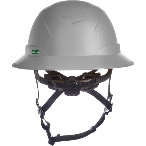 V-Gard H2&reg; Full Brim Safety Helmet, Ratchet Suspension, Non-Vented O-Max