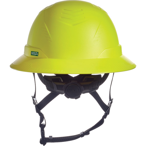 V-Gard H2&reg; Full Brim Safety Helmet, Ratchet Suspension, Non-Vented O-Max