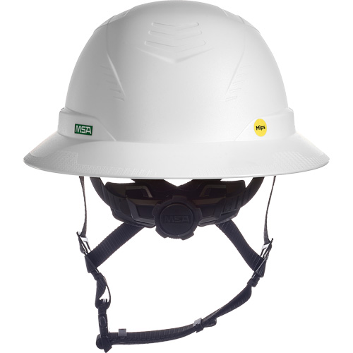 V-Gard H2&reg; Full Brim Safety Helmet with Mips&reg; Safety System, Ratchet Suspension, Non-Vented O-Max