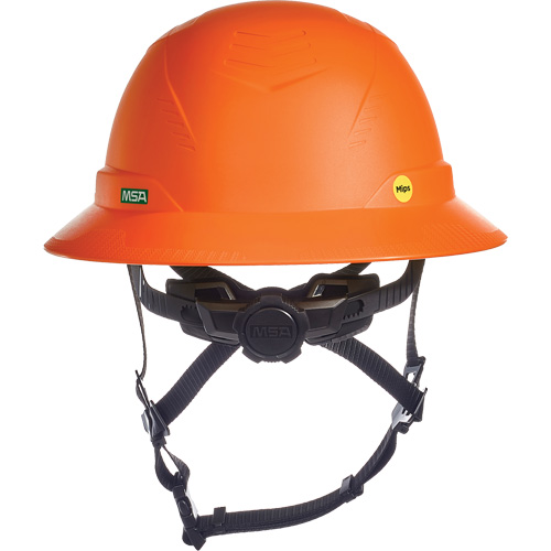 V-Gard H2&reg; Full Brim Safety Helmet with Mips&reg; Safety System, Ratchet Suspension, Non-Vented O-Max