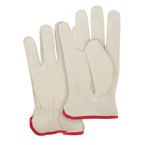 Close-Fit Driver's Gloves, 2X-Large, Grain Cowhide Palm O-Max