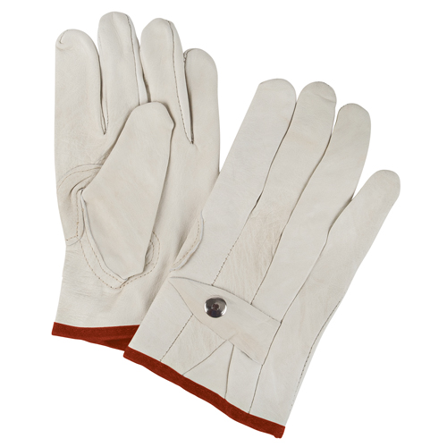 Gants de cordeur d'usage standard, Petit, Paume Cuir fleur de vache O-Max