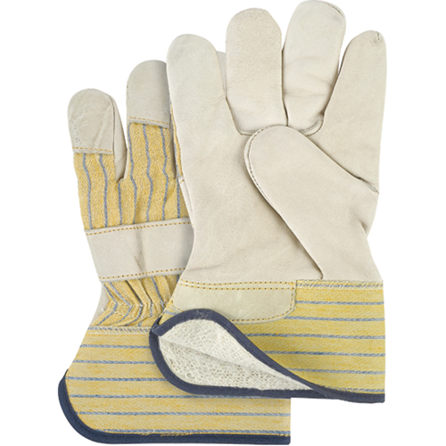 Gant pour ajusteur doubl&eacute;s pour l'hiver r&eacute;sistant &agrave; l'abrasion, Dames, Paume en Cuir fleur de vache, Doublure en Molleton de coton O-Max