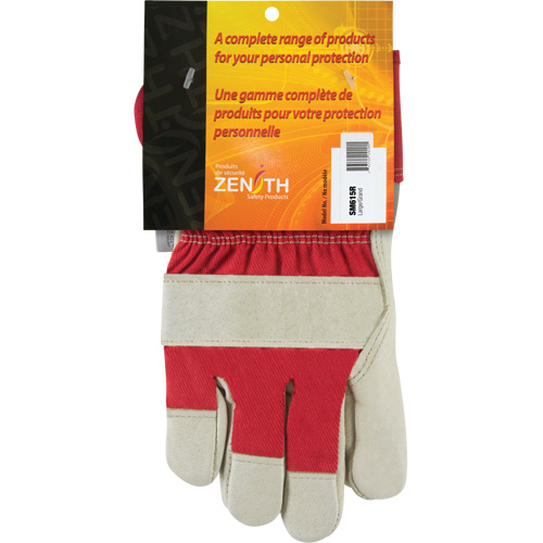 Superior Warmth Winter-Lined Fitters Gloves, Large, Grain Pigskin Palm, Thinsulate Inner Lining O-Max