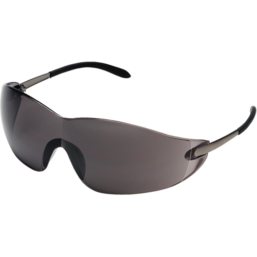 Lunettes de s&eacute;curit&eacute; Blackjack, Lentille Grise/fum&eacute;e, Anti-&eacute;gratignures, ANSI Z87+/R&eacute;pond ou surpasse la norme CSA Z94.3 O-Max