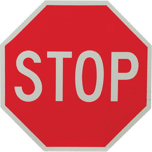 Double-Sided "Stop/Slow" Traffic Control Sign O-Max