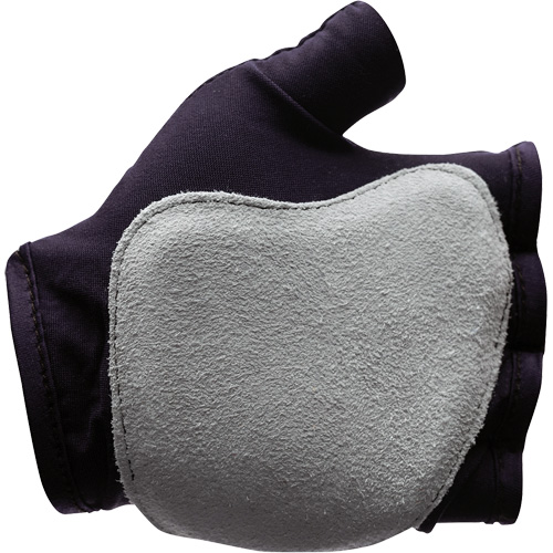 Gants antichocs sans doigts, main droite, T-petit, Paume en Cuir refendu, Poignet &agrave; enfiler O-Max