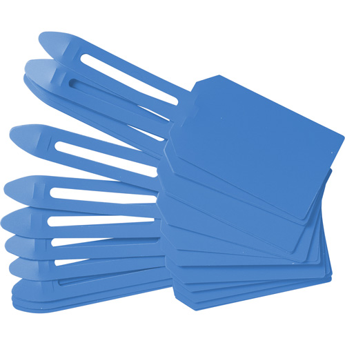 &eacute;tiquettes de cadenassage vierges en plastique, Plastique, 3-1/4" la x 5-4/5" h, Vierge O-Max