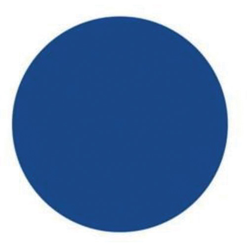 &eacute;tiquettes rondes inscriptibles, Cercle, 3" lo x 3" la, Bleu O-Max